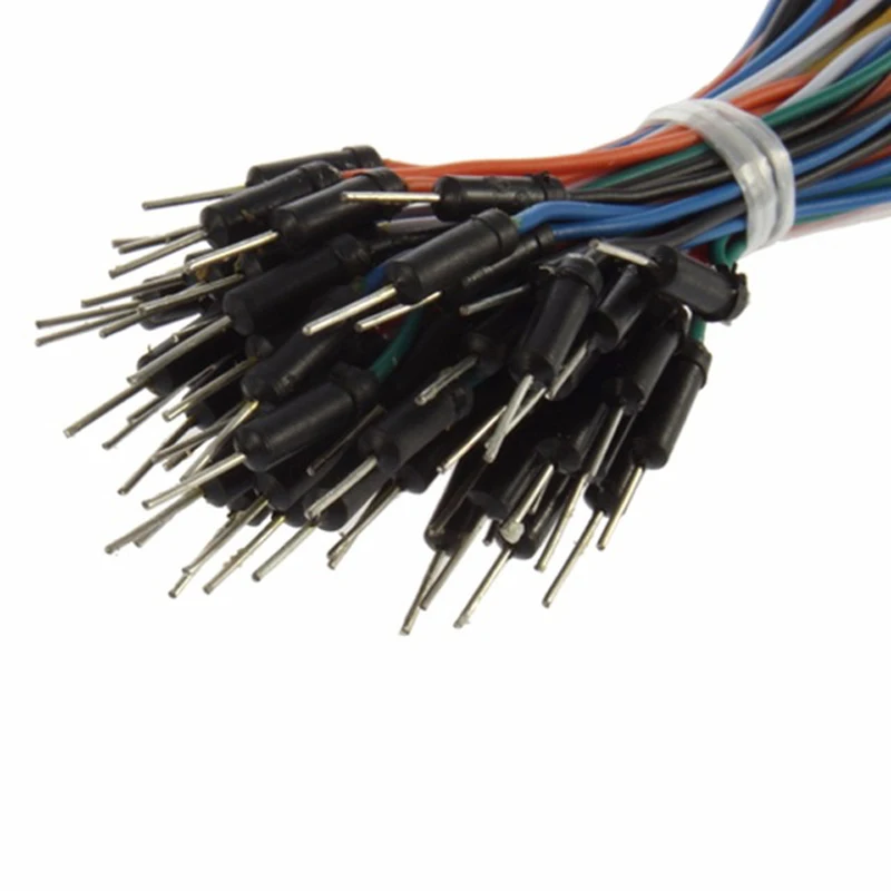 Male to Male Cable Bread Wires Breadboard For Arduino 65Pcs Board Flexible Solderless 65/Set Parts Repalcement