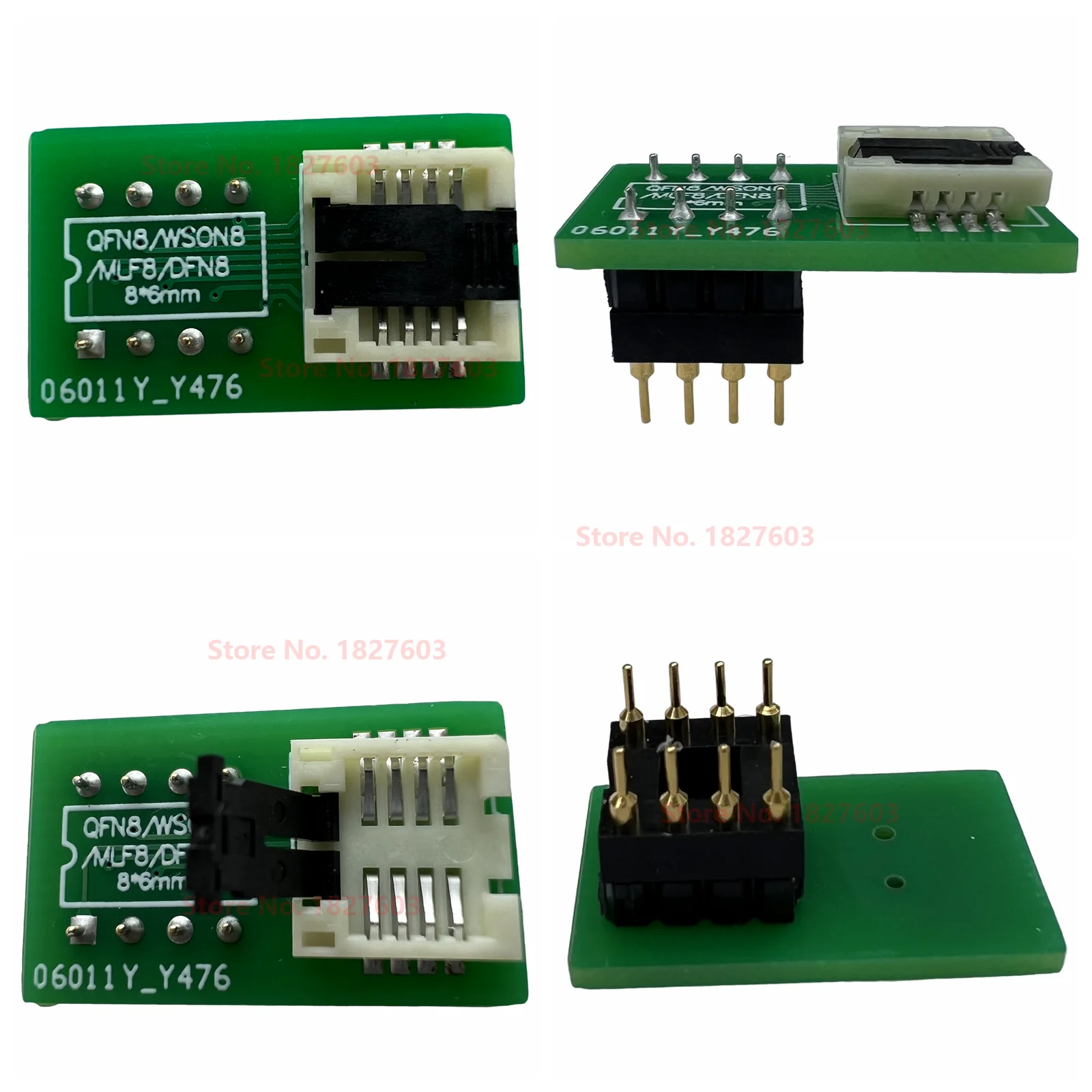 QFN8 MLF8 MLP8 WSON8 SON8 8060 6050 8*6 5*6 SOP8 200mil IC socket / adapter BIOS flash socket Top quality, made in Taiwan