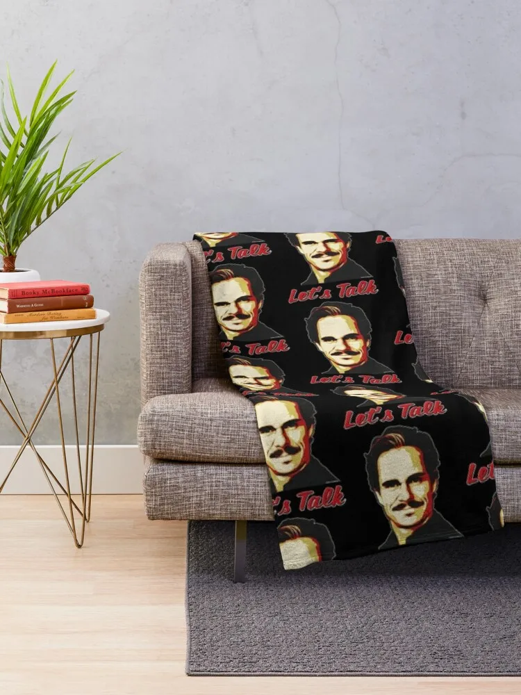 Better Call Saul, Let's Talk, Lalo Salamanca (red version) - by CH3Media Throw Blanket wednesday Furry Blankets