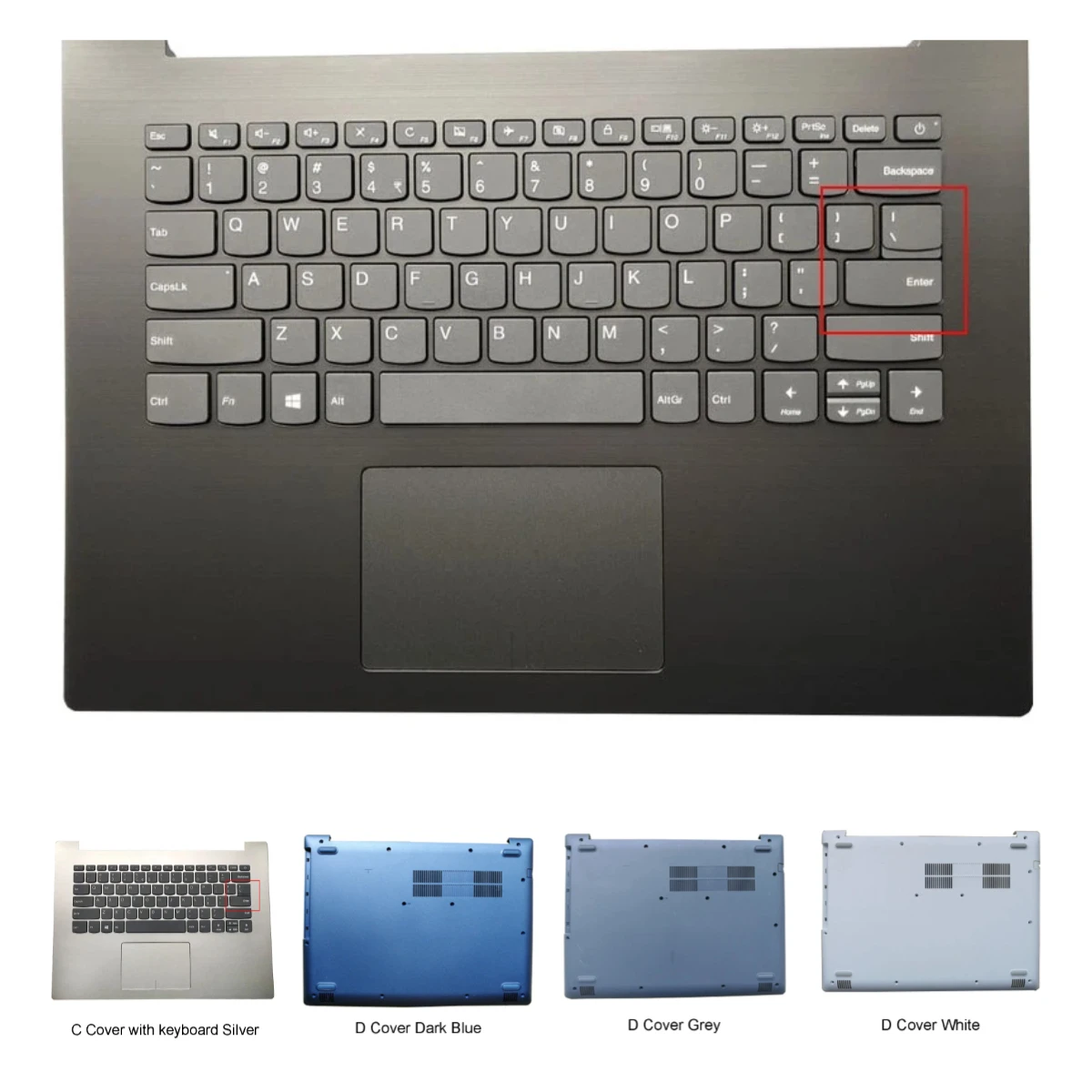 

For ideapad 320-14ikb 320-14isk 320-14iap 520-14 laptop rear cover top bottom housing with keyboard C cover D cover shell