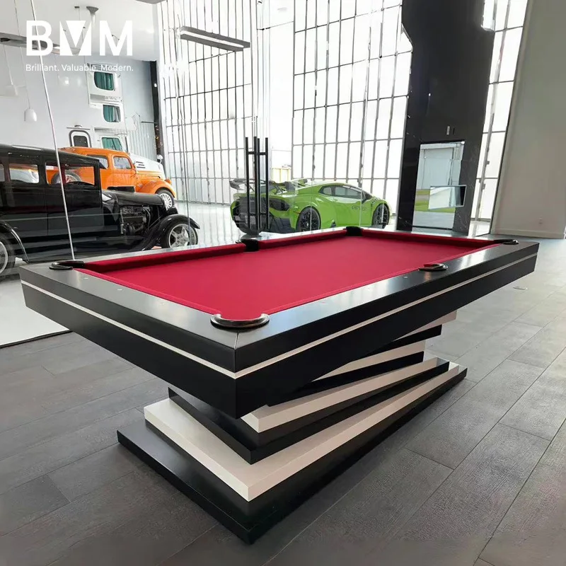 High-end household pool table Standard adult pool table American nine-ball black eight fancy pool table