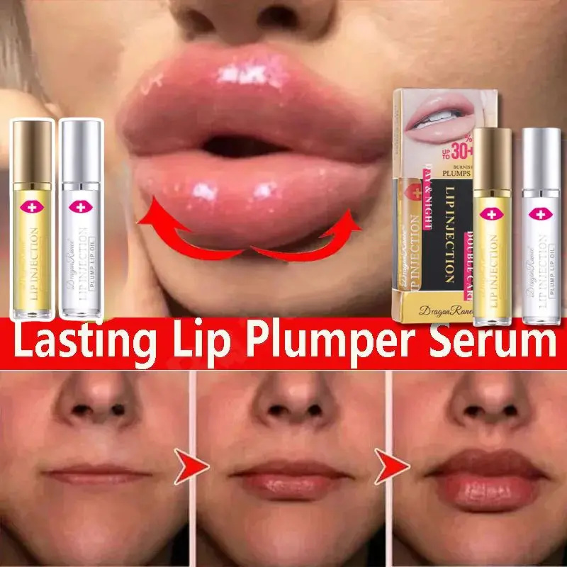  Honey Lip Volumising Enhancer Plumper Oil Reduces Fine Lines Moisturizing Remove Dark Skin Delicate Lip Care Serum Lip Cosmetic 