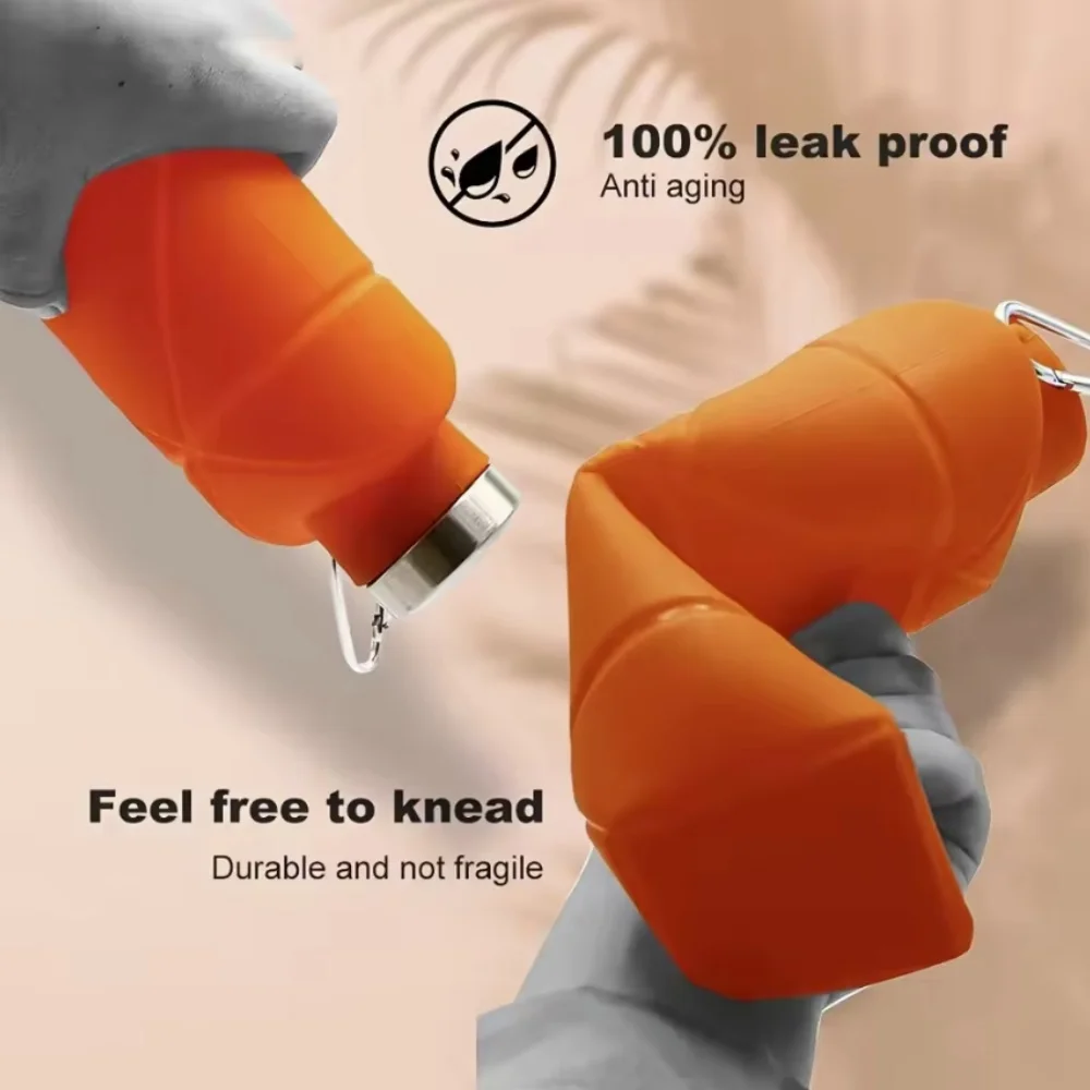 700 ml Silicone Collapsible Travel Water Bottle