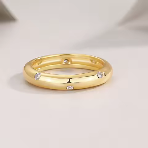 Nabest Gold Plated 925 Sterling Silver Engagement Wedding Rings GRA Certificate VVS D Color Moissanite Women Lab Diamond Ring