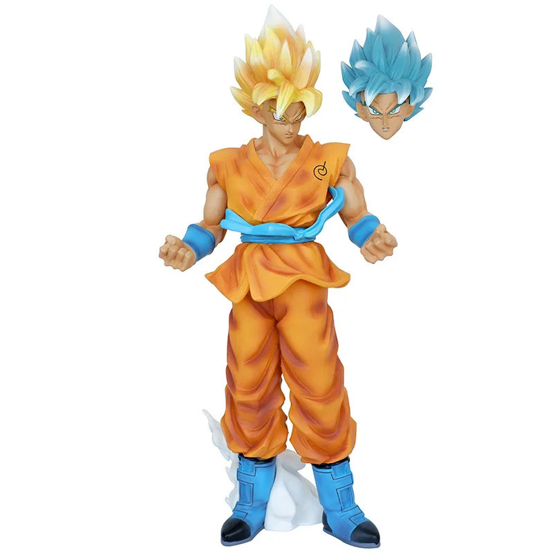 30cm Dragon Ball Z Son Goku Ssgss Pvc Anime figura de acción Super Saiyan estatuilla coleccionable decoración juguetes regalo estatua modelo muñeca