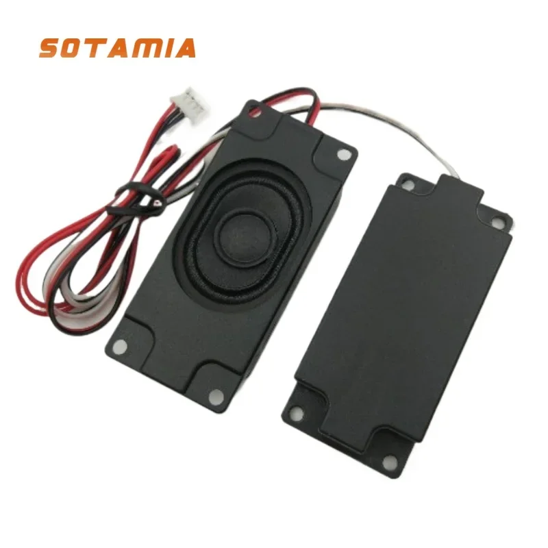 SOTAMIA 2Pcs 3070 Mini Speakers 4 Ohm 3W LCD TV Advertising Speaker Audio Loudspeaker DIY Computer Decoder Passive Box Speaker