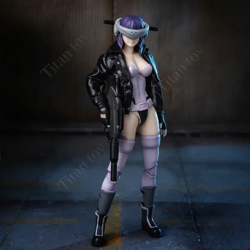 Ready To Ship Hiya Esg0202 Anime Action Figure Motoko Kusanagi 1/12 Scale Independent Complex Mobile Suit 6 Inch Collectible Toy view 6