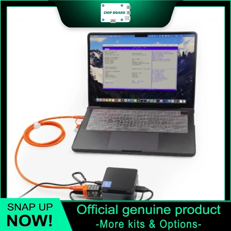 crowdsupply Openterface KVM-GO ultra-compact KVM switch small enough to fit on a keychain