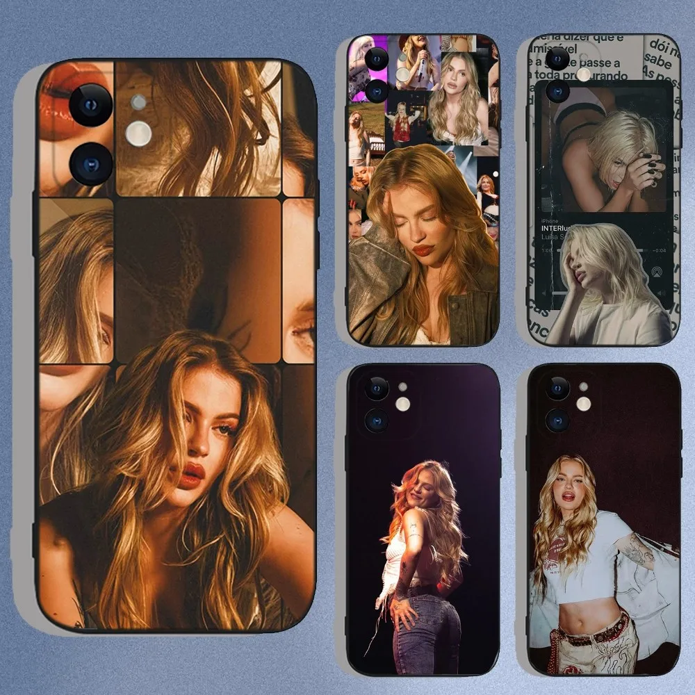 

Luisa Sonza MOTINHA Phone Case For iPhone 16,15,14,13,12,11,XS,XR,X,8,7,Pro,Max,Plus,Mini Silicone Black Funda Cover Shell