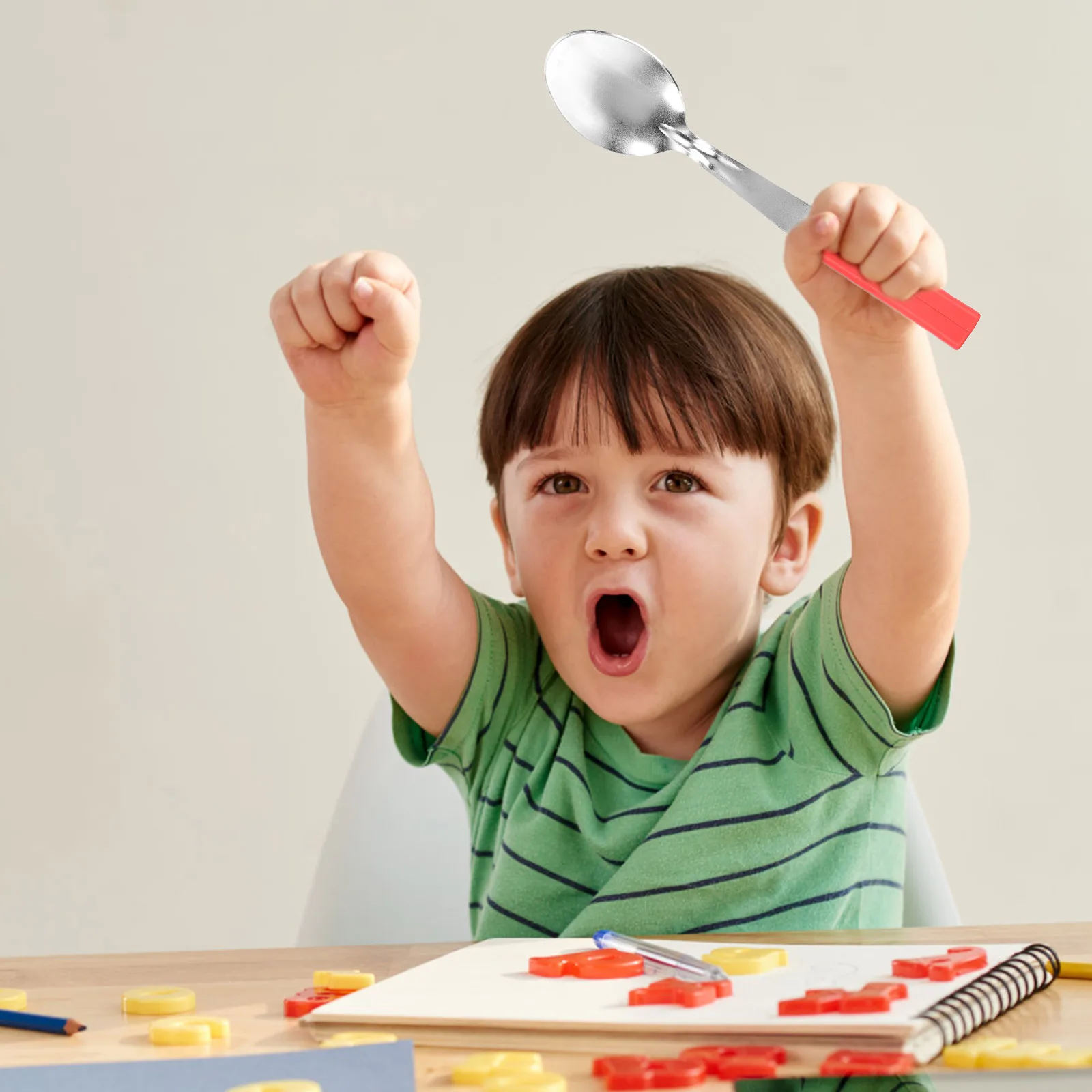

Musical Spoon Kids Percussion Toy Children Performance Instrument Musical Spoon Sound Rhythm Training Christmas Gift