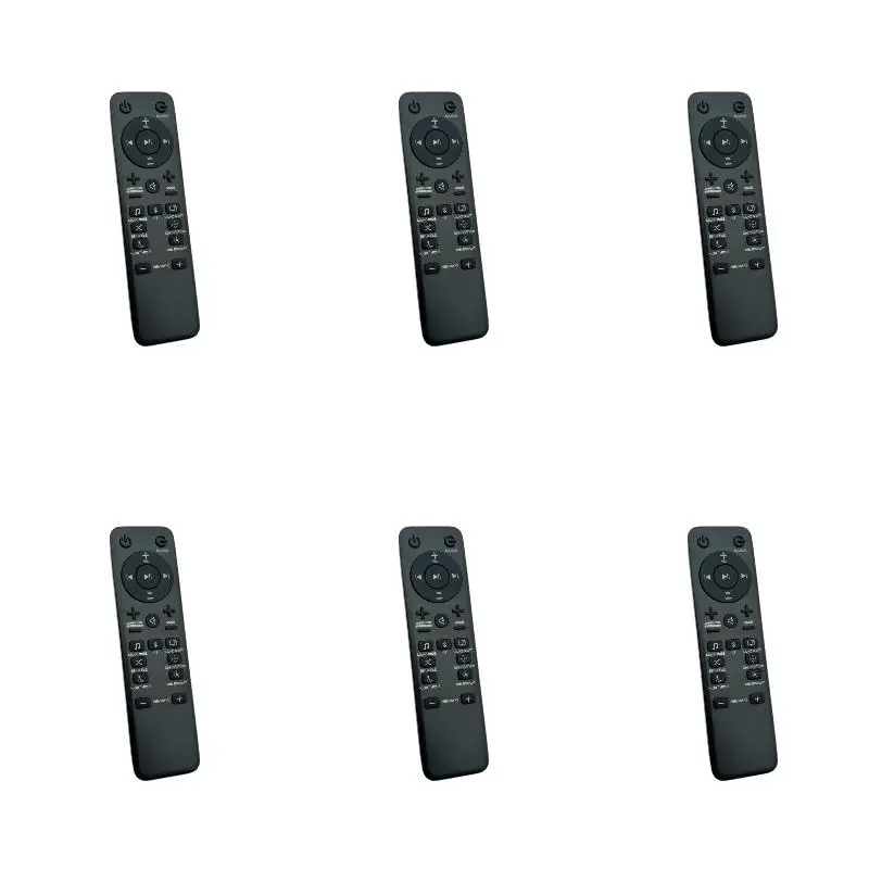 6Pack X(Remote Control for Bar 2.1 3.1 5.1 Channel 4K Ultra HD Sound Bar System Wireless Home Theater Audio Remote Control