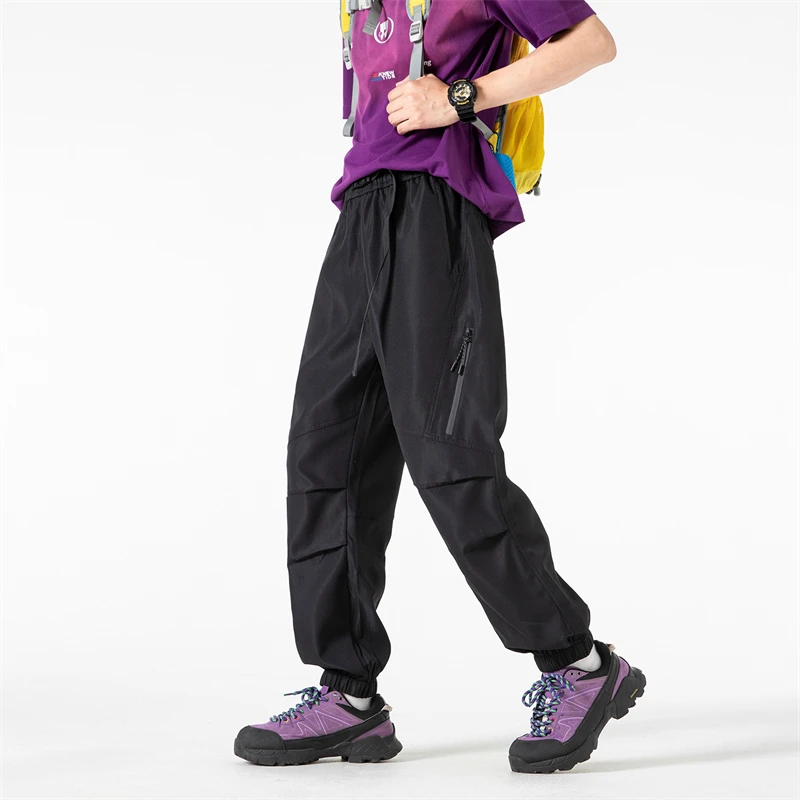 

Мужская рабочая одежда в американском стиле, брюки свободного покроя, спортивные брюки на открытом воздухе, сезонная молодежная мода, повседневные длинные брюки