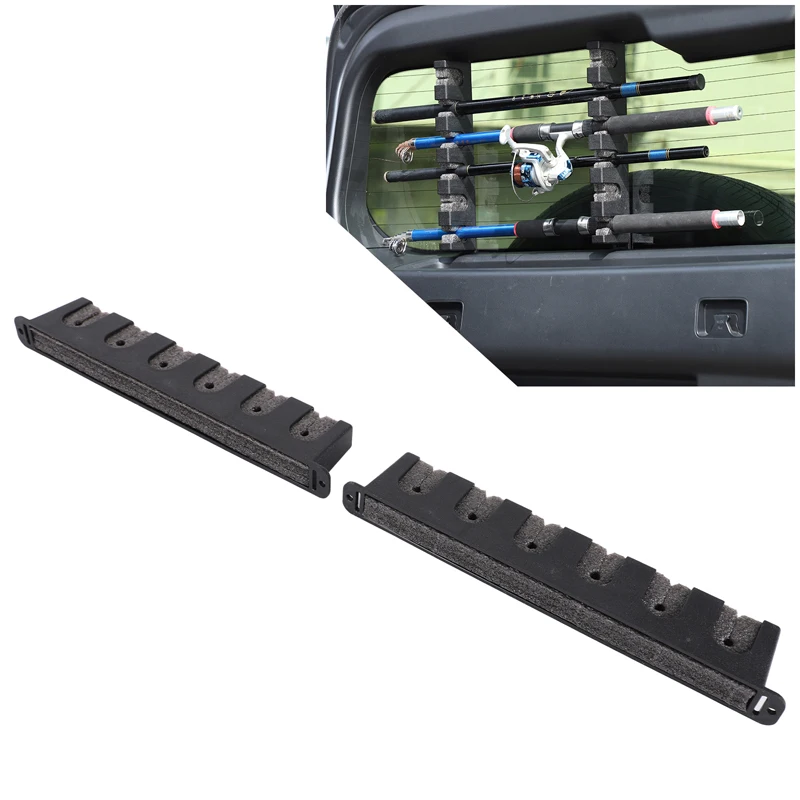 

For Haval H9 2024 2025+ Automotive Trunk Fishing Rod Storage Display Rack Black Automotive Modification Accessories