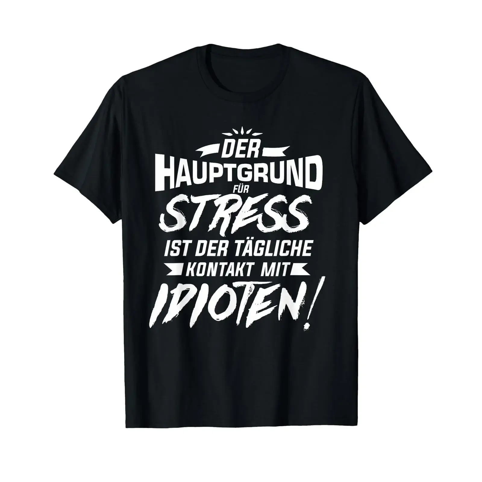 Sarcasm T Shirt The Main reason for Stress are Idiots vintage Washed Comfortable Versatile fashion Top For Everyday Wear