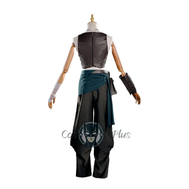 Brenhild Viluf‌ Cosplay Costume Game Identity V Leather Vest Pants Outfit Anime Carnival Halloween Party Uniforms