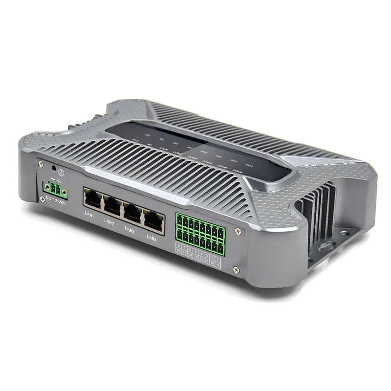 

RK3588 промышленный шлюз для передачи данных хост-контроля искусственный интеллект AI Edge вычислительная коробка с торцевой точкой