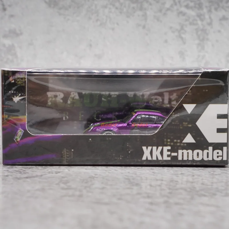 Xke 1:64 RWB993 ألعاب معدنية للسيارات دييكاست نموذج معدني هدايا #4