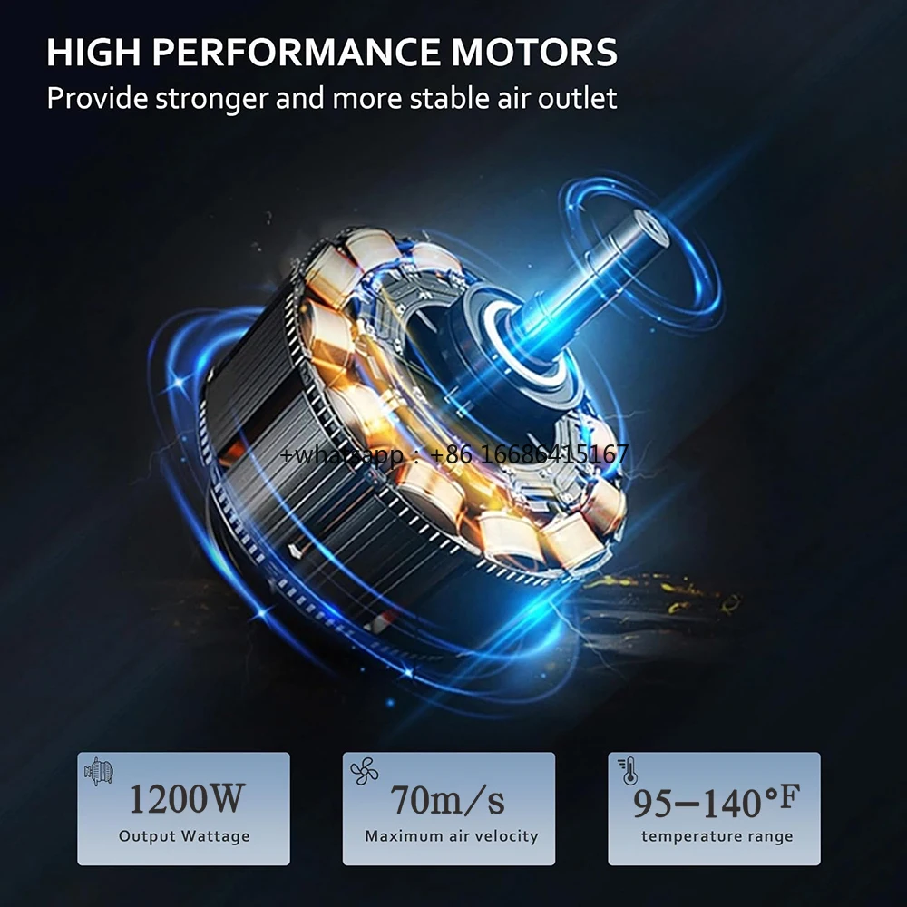 Dog Grooming Fast Hair Dryer Adjustable Wind Speed High Velocity Air Forced Dryer Pet Hair Dryer Blower For Dogs