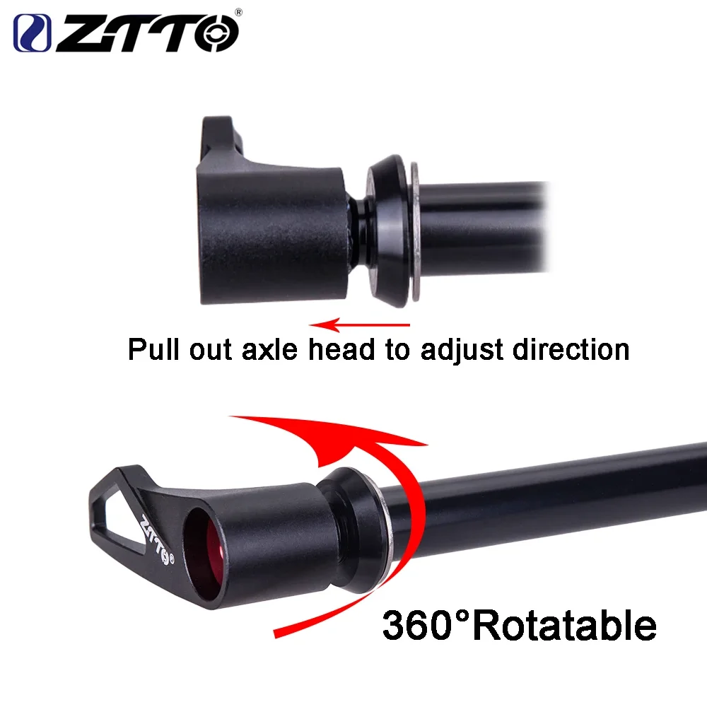 ZTTO MTB 쓰루 액슬 로드 바이크 샤프트 프론트 허브 리어 허브 스큐어 12mm 15mm 휠 액슬 허브 샤프트 12x142 12x148 프론트 12X140 포크