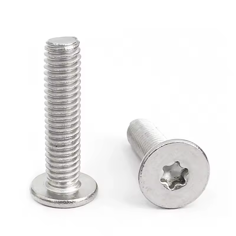 Тонкий винт с плоской головкой Torx из нержавеющей стали M1.6 M2 M2.5 M3 M4 M5 M6 SS304
