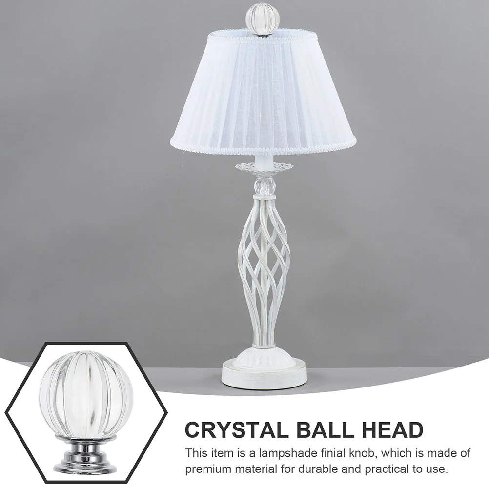 

4Pcs Lamp Finials Light Screw Caps Table Lamp Decoration Holder Harp Modern Classic Vintage Style