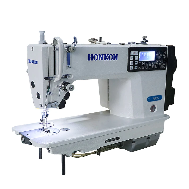 HK-A90S Industrial Double Step Drive Intelligent Lockstitch Sewing  Machine Computerized Pattern Easy to Operate Low Noise