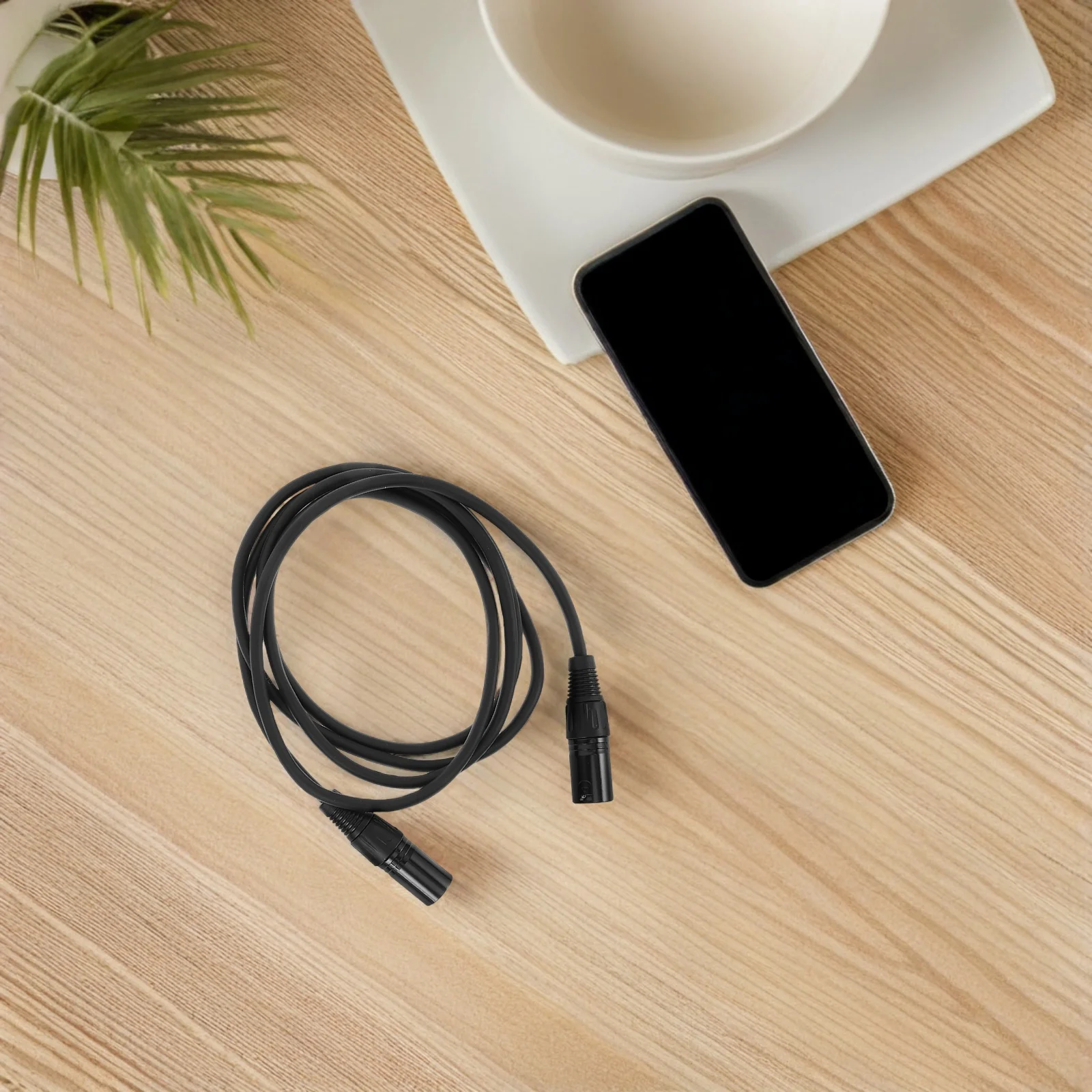 

2Pcs Male to Male Xlr Balanced Audio Microphone Cable 2m for Live Recording Studio Mixer Connection Xlr Microphone Cable