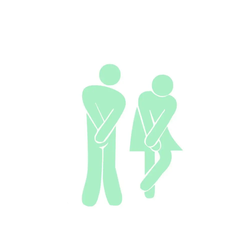 Fluorescent Funny Home Decor Luminous Bathroom Decoration Washroom Door Sign Wall Sticker Indicator Label Toilet Sticker