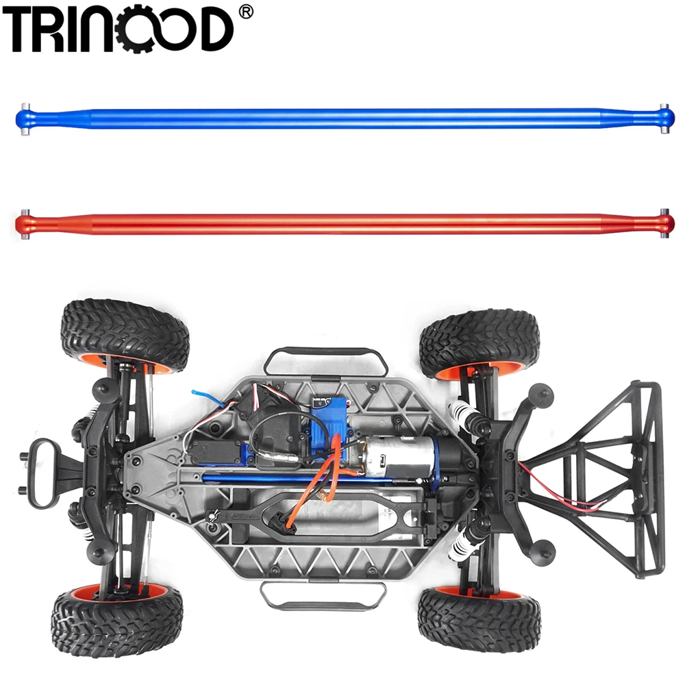 TRINOOD Metal Center Driveshaft Outdrives Dogbone & Joint Drive Cup for 1/10 Slash 4X4 4WD Rally RC Truck Upgrade Parts