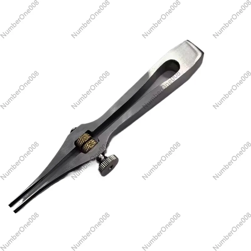 Leather Piercing Iron Sharp Two Tooth French Manual Punching Machine, Handmade Leather Craft Tool