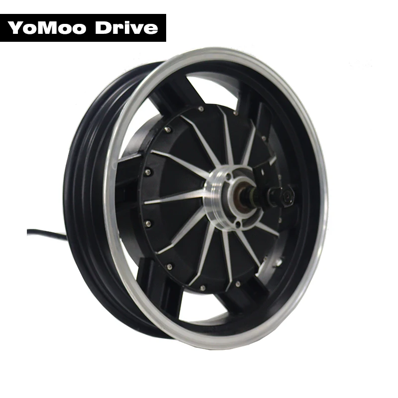 YUMA 17inch 3000w 72v 80kmh Electric Brushless Hub Motor For Motorcycle Scooter