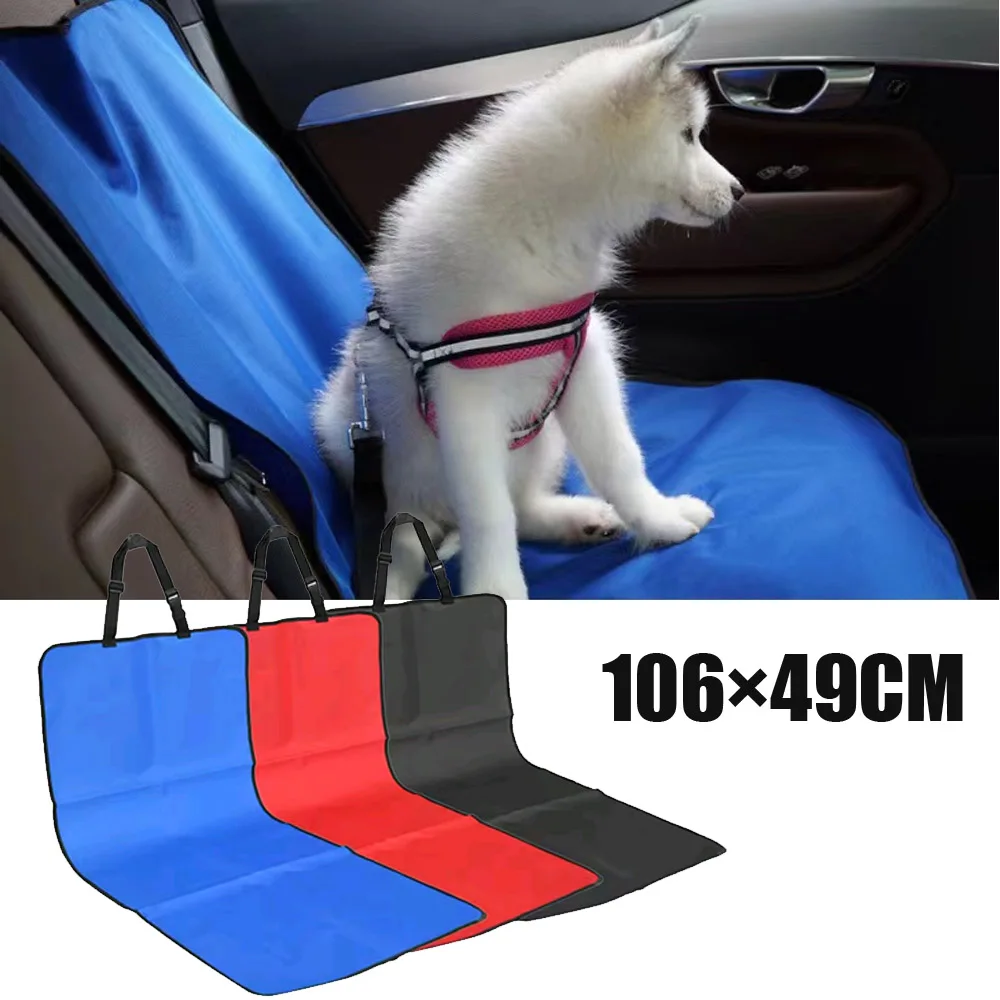

Car Pet Seat Pad Waterproof Dirt Resistant Auto Dog Cat Rear Seats Mat Cushions Universal Accessories Suitable Multiple Models