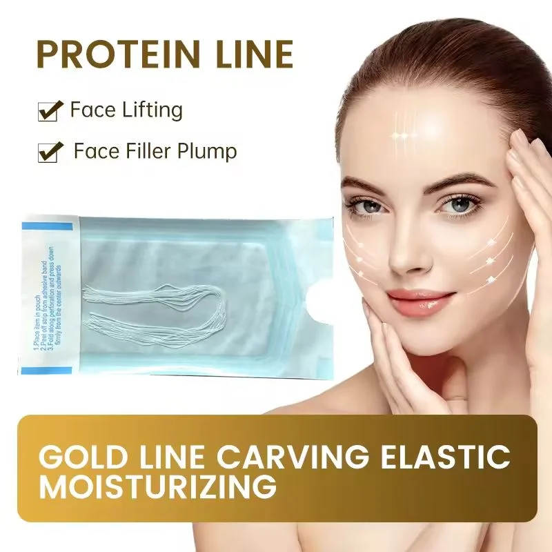 

Gold protein line can absorb anti wrinkle facial filler to enhance the anti-aging facial essence of FWhite/Gold aging collagen l