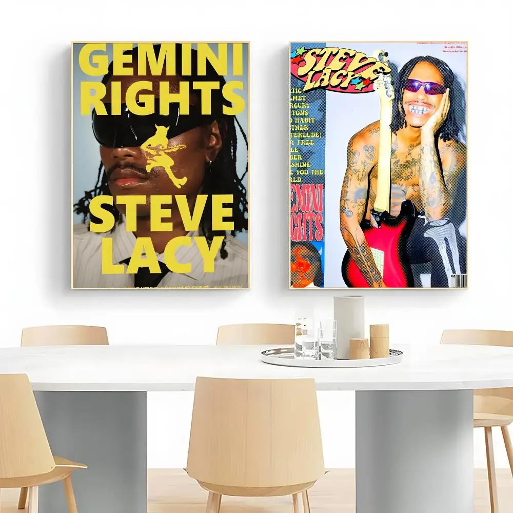 Groovy R&B Singer S-Steve Lacy Poster Wall Art Print Decorative Mural Home Decor Gift Unframed