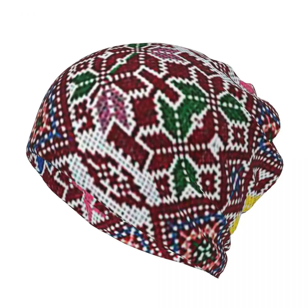 Embroidery The Palestinian Traditional Tatreez Bandana Neck Gaiter Face Scarf Balaclava Beanies Hat for Adult Breathable