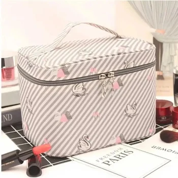 Large-capacity Makeup Bag with Multiple Compartments, Home and Travel Organizer for…