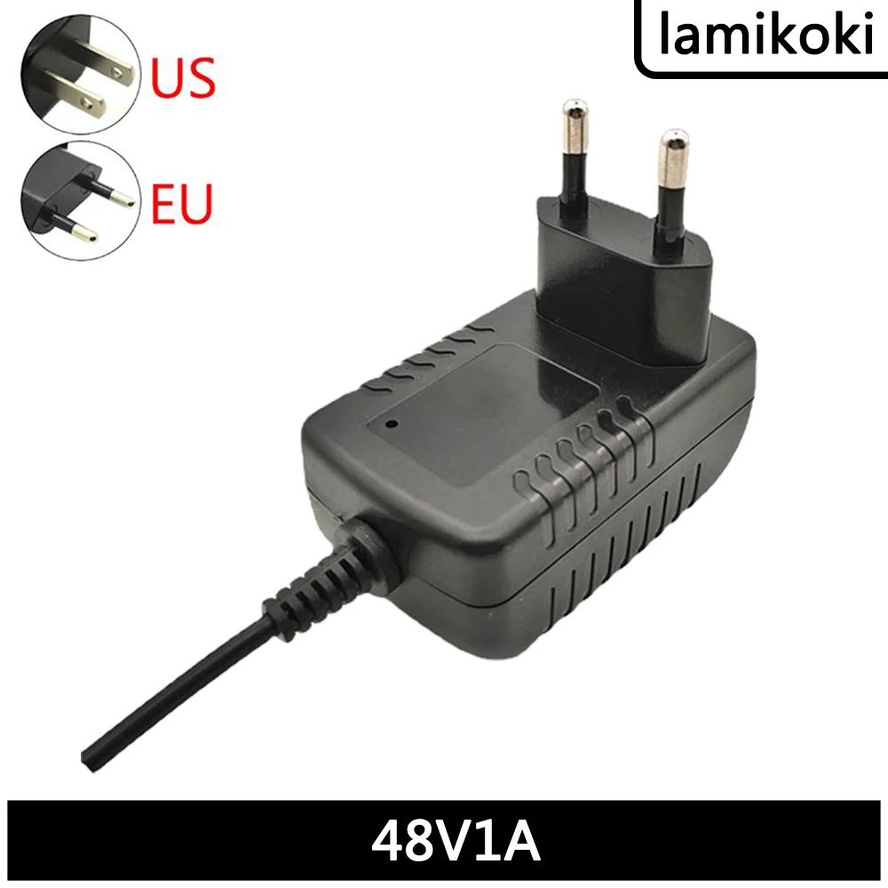DC 48V 1A Wireless AP Power Adapter POE Router Volt 1000MA Amp DC Poe Power Cord