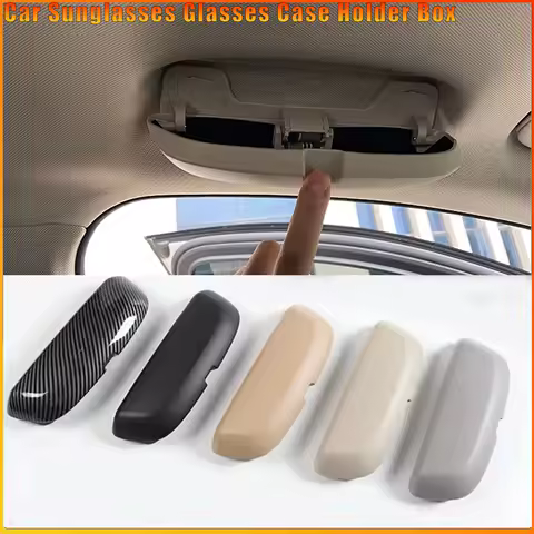5 Styles Car Sunglasses Glasses Case Holder Box for Bmw F10 1-5 7 Series X1 X3 X4 X5 X6 F30 F15 F16 F34 G30 G01 G11 E70 E71