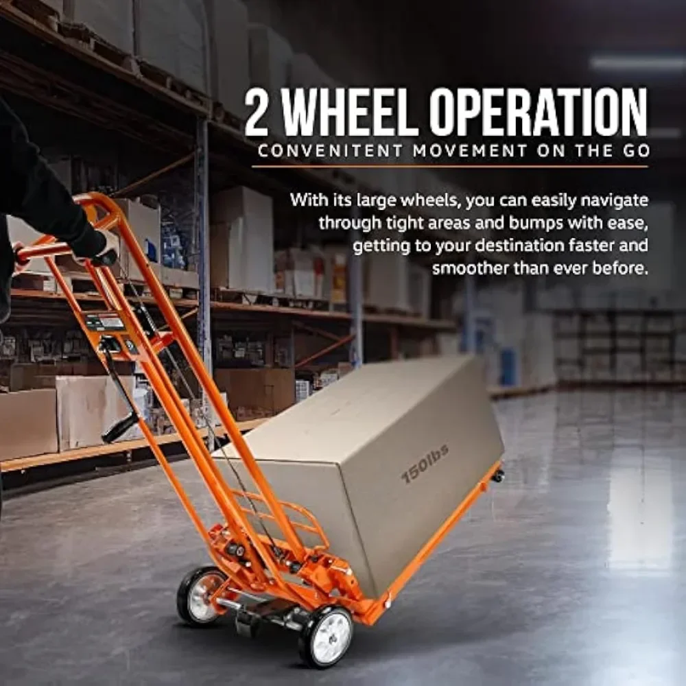 SuperHandy Material Lift Winch Stacker, Pallet Truck Dolly, Lift Table, Fork Lift, 330 Lbs 40\