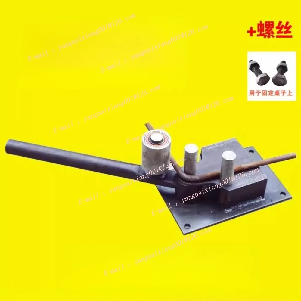 4MM-14MM Manual Steel Bar Bender Portable Construction Building Bending Machine Rebar Bending Tool Deformed Rod Folding Machine