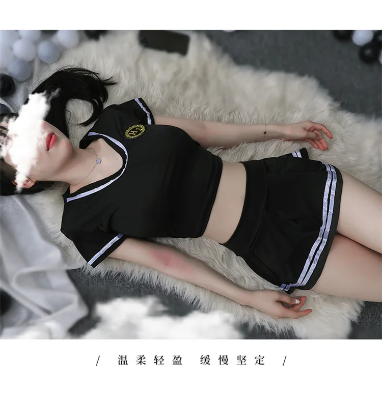 Lencería sexy Versuchung Anzug Tarnung sexy Uniform Cosplay Fußball Baby Bühne Outfit sexy Unterwäsche