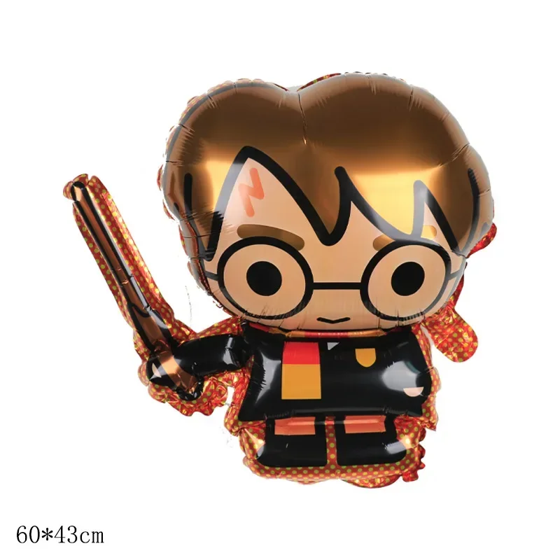 Harries Potter Balloon Set per la festa di compleanno Magic School Hermiones Cartoon Anime Figure scene di gioco di ruolo decorare il regalo