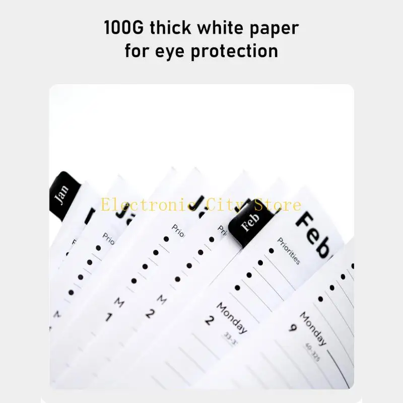 2026 Planner Pianificazione Notebook Notebook Notebook Supplementi per uffici scolastici per studenti insegnanti HU8D