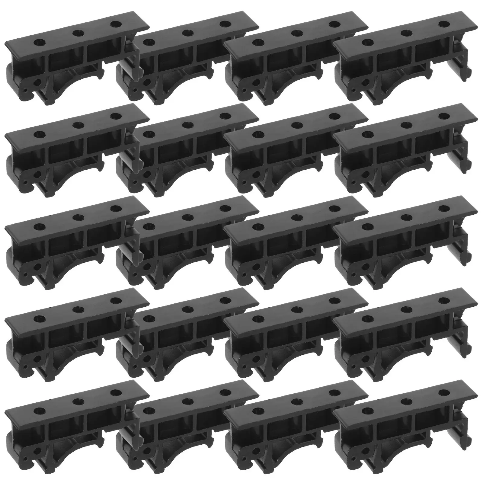 1Set Precision Din Rail Carrier Bracket Pcb Circuit Board Mounting Adapter Heavy-Duty Electrical Clip for Control Panels Wiring