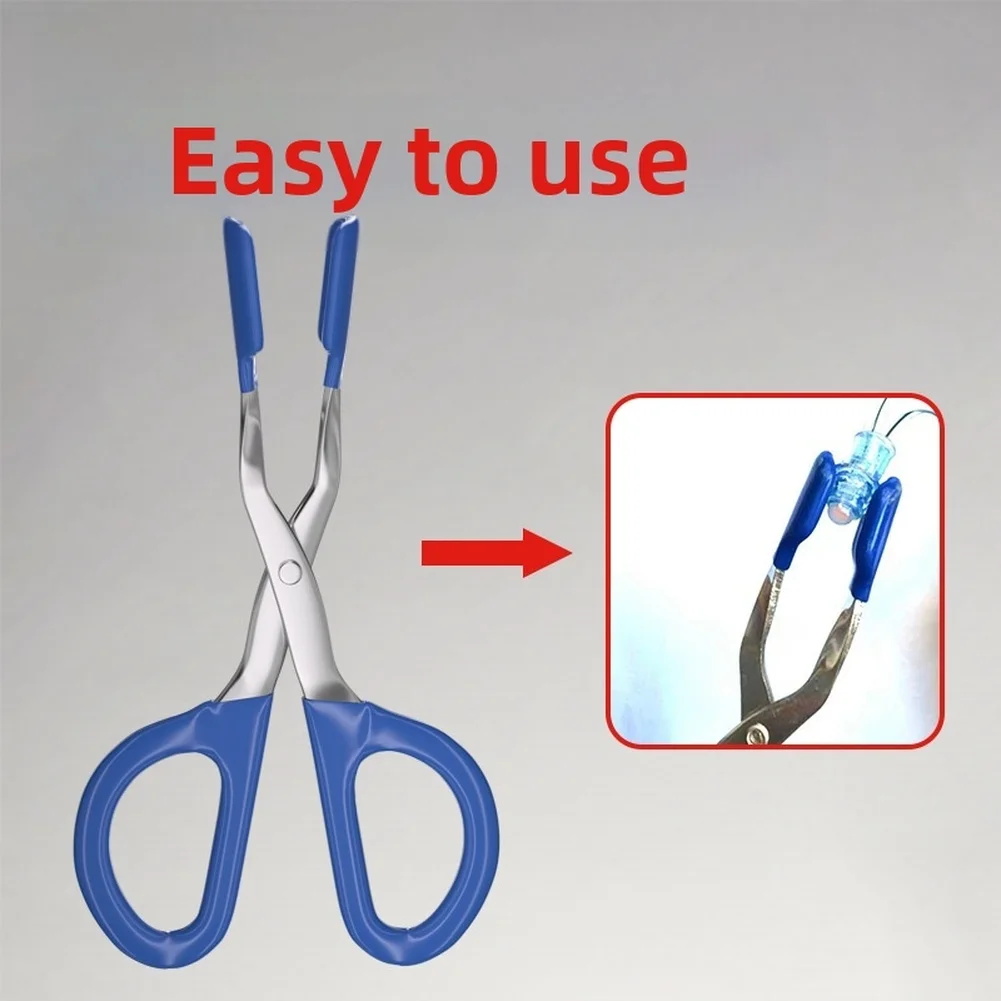 Rubber Handle Pliers LED Bulb Removal Pliers Automotive Work Blue Rubber Bulb Removal Tool for versatile Pliers Heat Treated