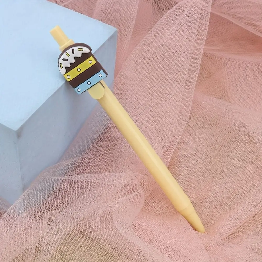 Cute Ice Cream Ballpoint Pen Smooth Writing Quick-dry Cartoon Neutral Pen Student Learning Press Gel Pens