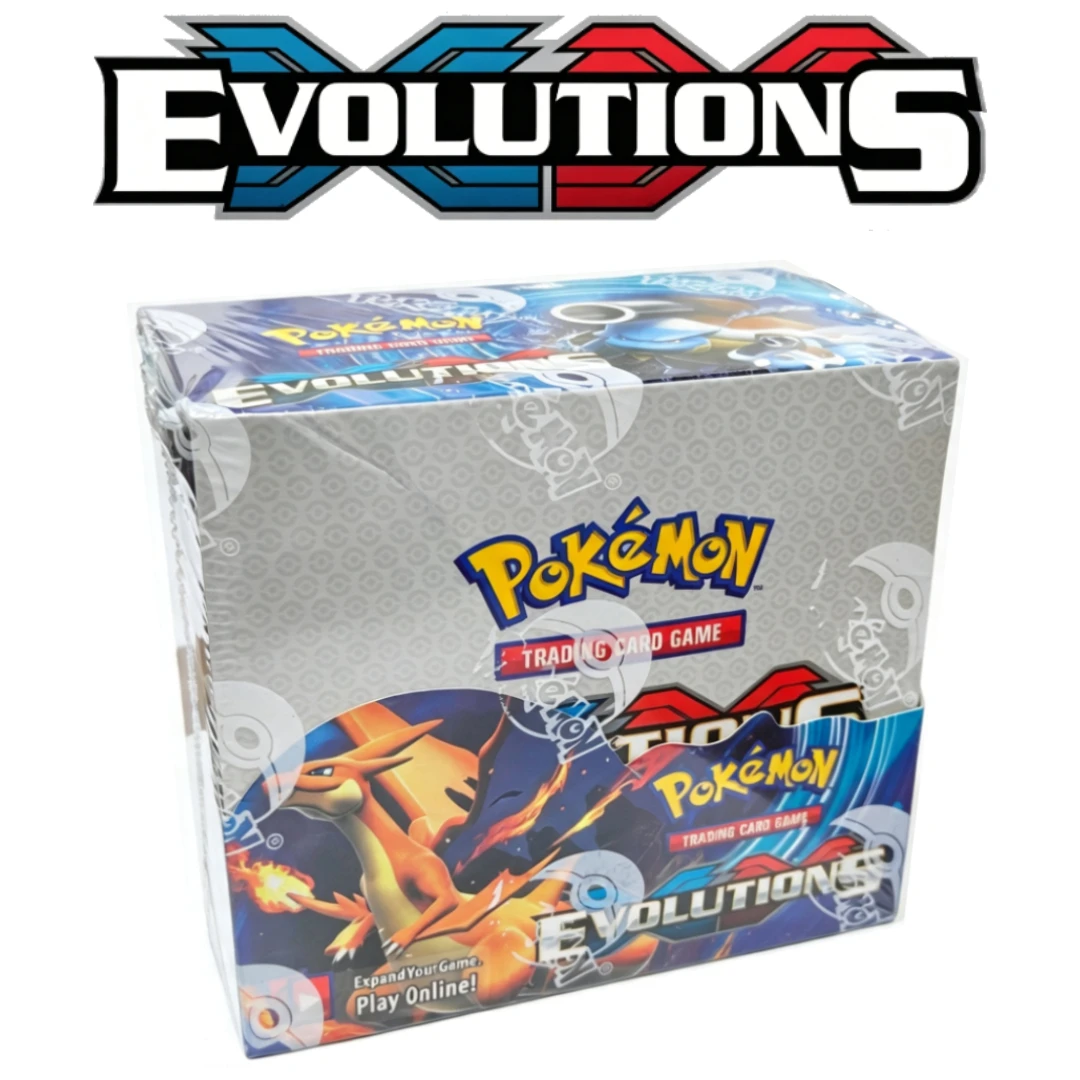 Pok é mon TCG Evolutions Booster Box 36 Packs English Sealed Game English Booster Battle Collectible Card Transaction Card Gift
