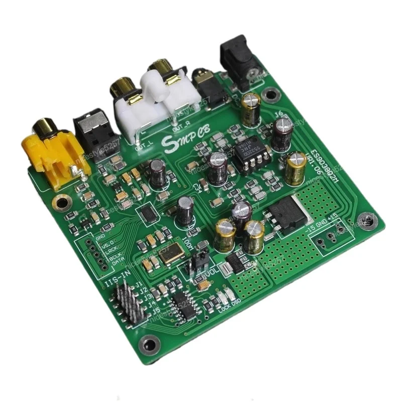 ES9038 Q2M DAC DSD decoder board, supports IIS DSD 384KHz coaxial fiber DOP