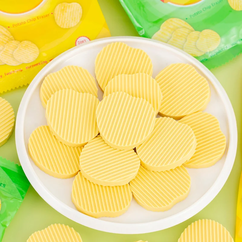 محايات رقاقة البطاطس الإبداعية أدوات مكتبية للطلاب بالجملة هدايا عيد الميلاد نهاية المدى 1 يونيو جوائز #3