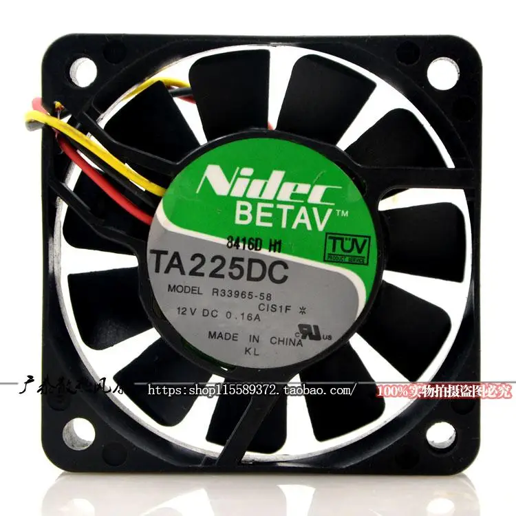 

НОВЫЙ ОРИГИНАЛЬНЫЙ R33965-58CIS1F 12 В 0,16 А 6015 60x60x15 мм ОХЛАЖДАЮЩИЙ ВЕНТИЛЯТОР РАДИАТОР